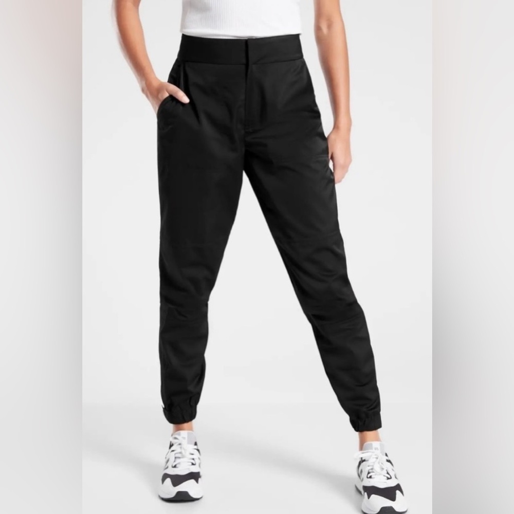 Athleta Black Track Joggers